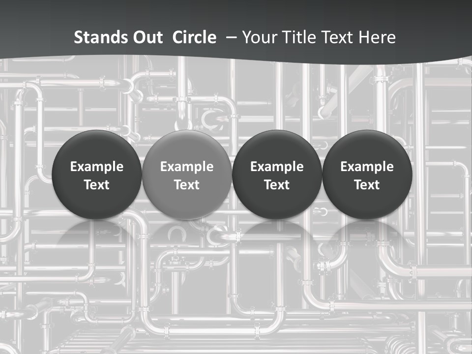 Lawn Background Structure PowerPoint Template
