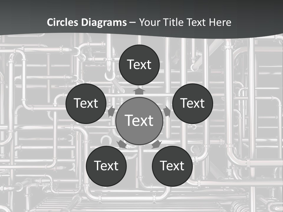 Lawn Background Structure PowerPoint Template