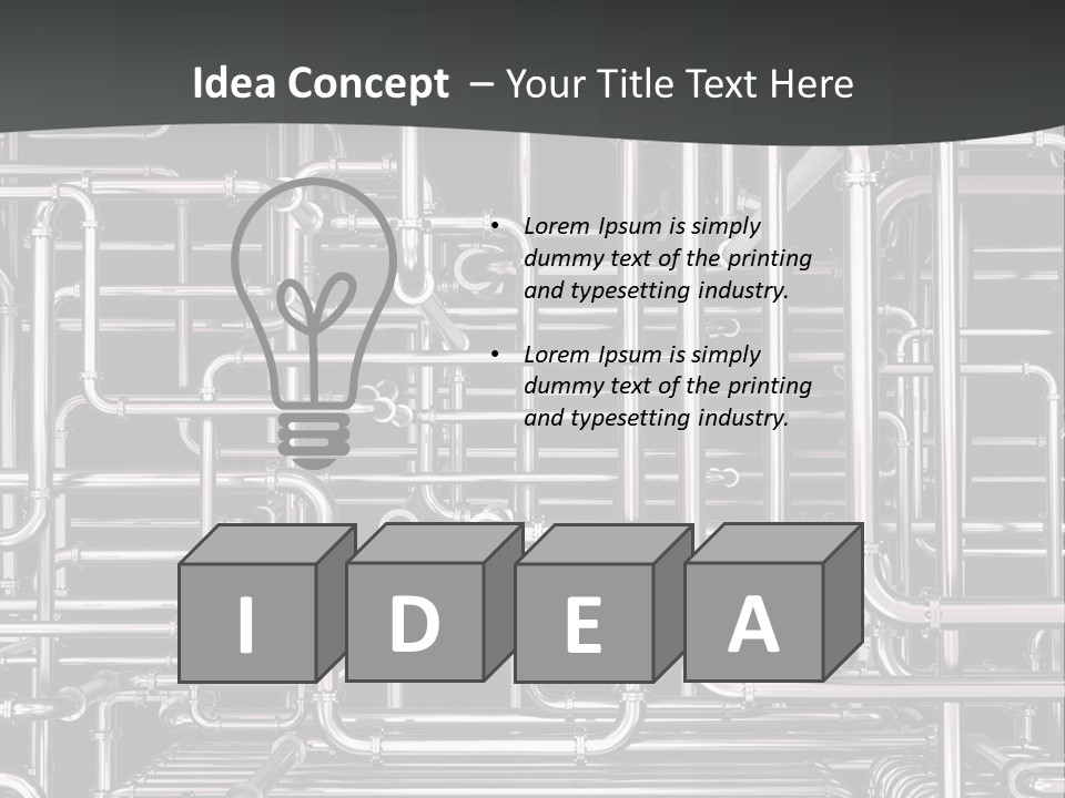 Lawn Background Structure PowerPoint Template