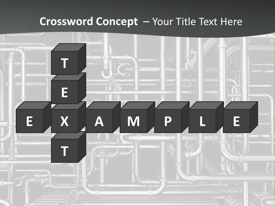 Lawn Background Structure PowerPoint Template