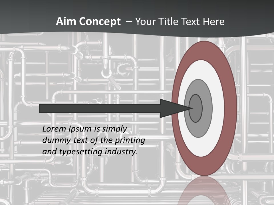 Lawn Background Structure PowerPoint Template
