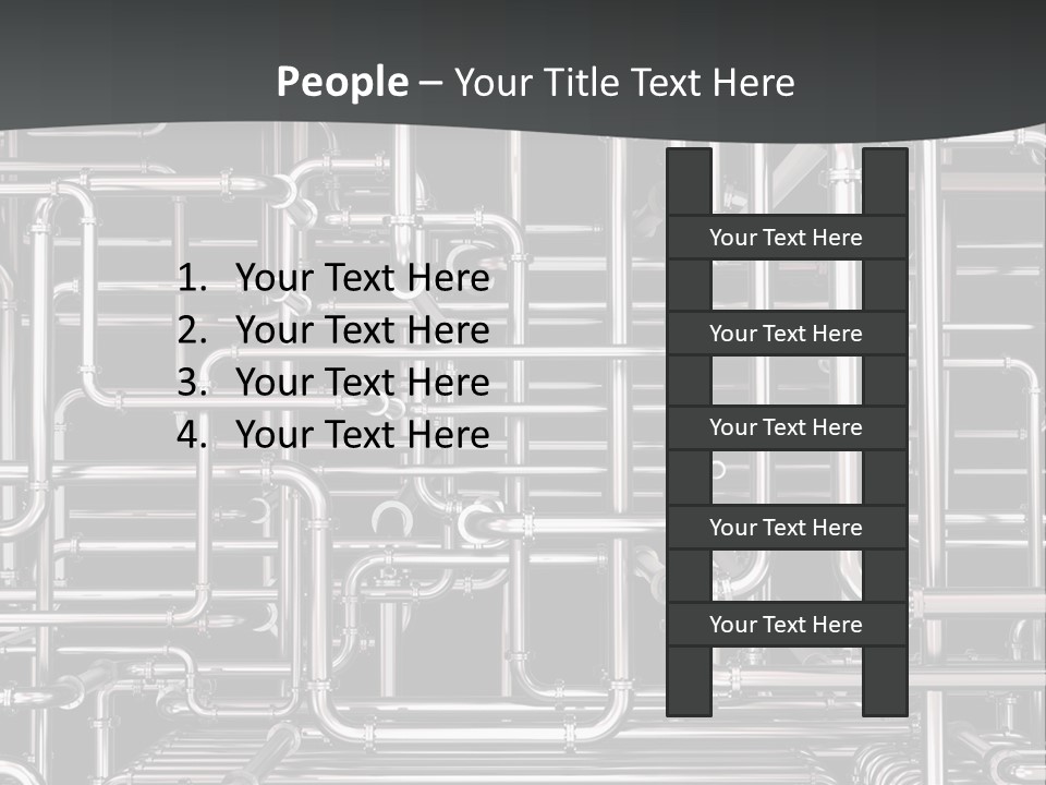 Lawn Background Structure PowerPoint Template
