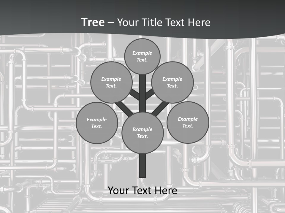 Lawn Background Structure PowerPoint Template