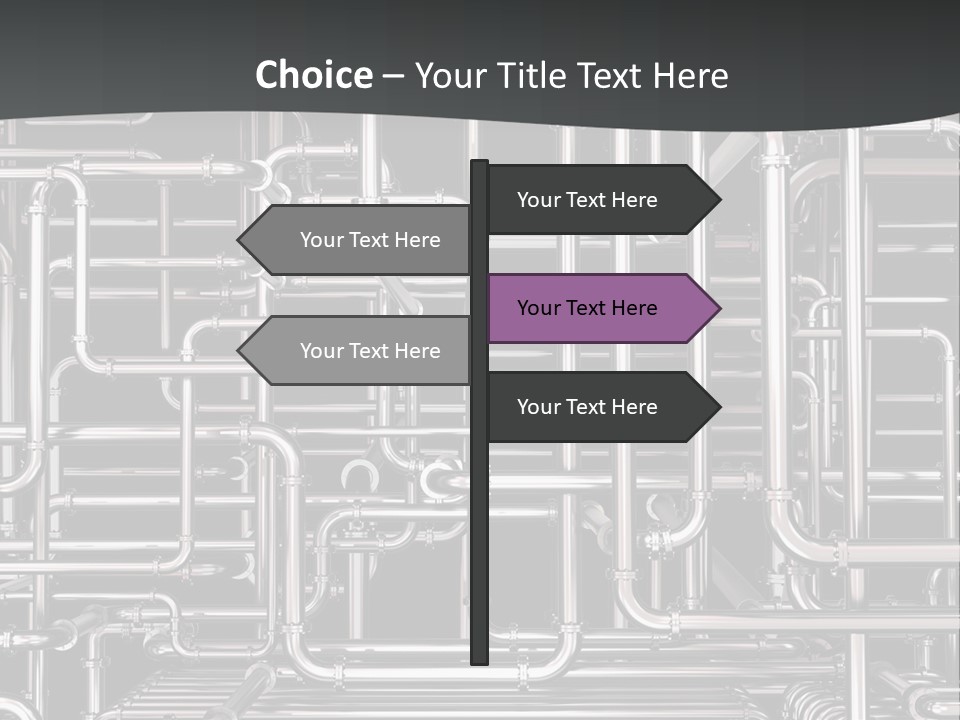 Lawn Background Structure PowerPoint Template