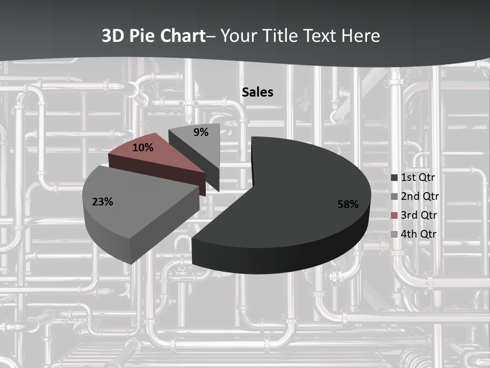 Lawn Background Structure PowerPoint Template