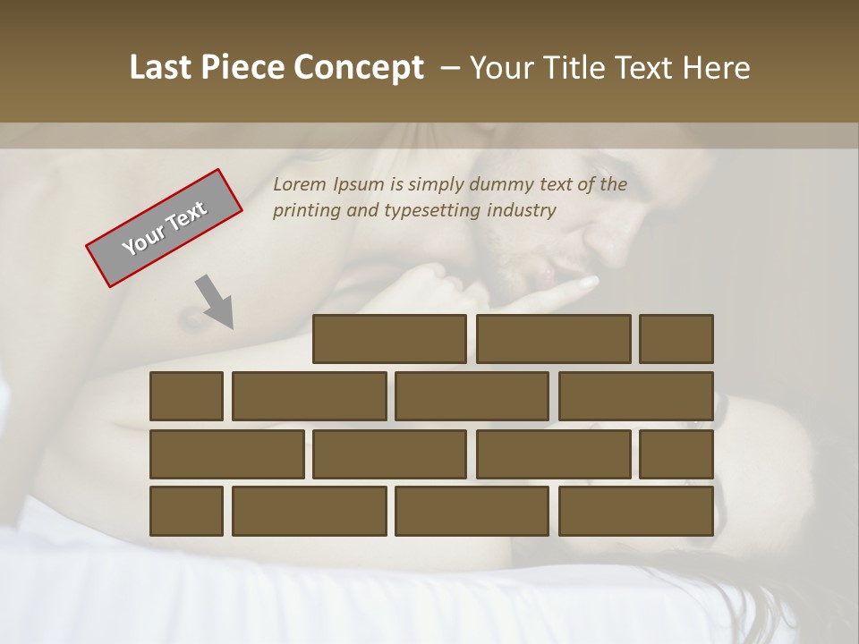 Human Hand House Loan PowerPoint Template