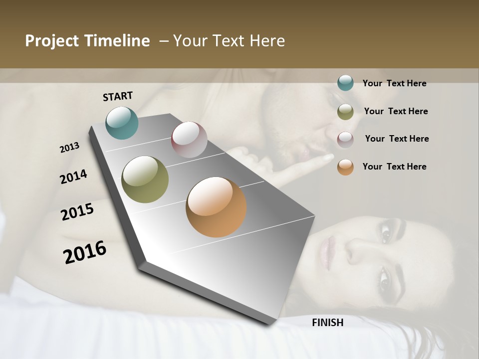 Human Hand House Loan PowerPoint Template