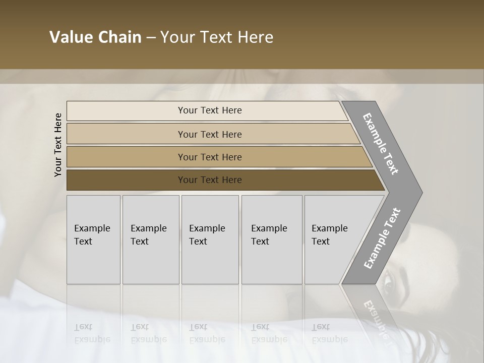 Human Hand House Loan PowerPoint Template