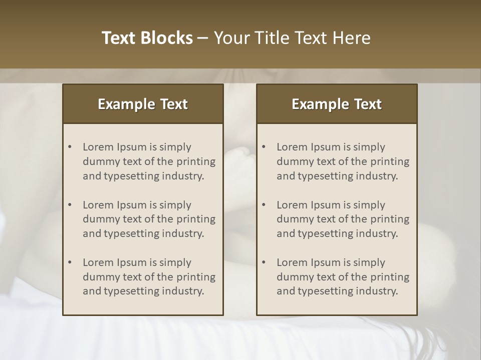 Human Hand House Loan PowerPoint Template