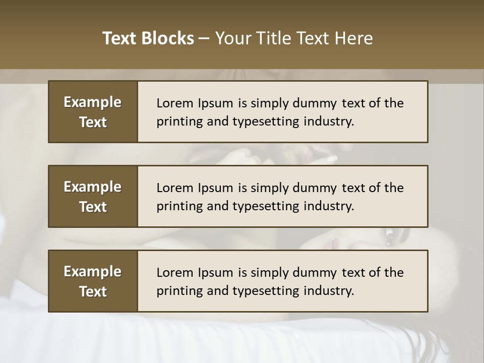 Human Hand House Loan PowerPoint Template