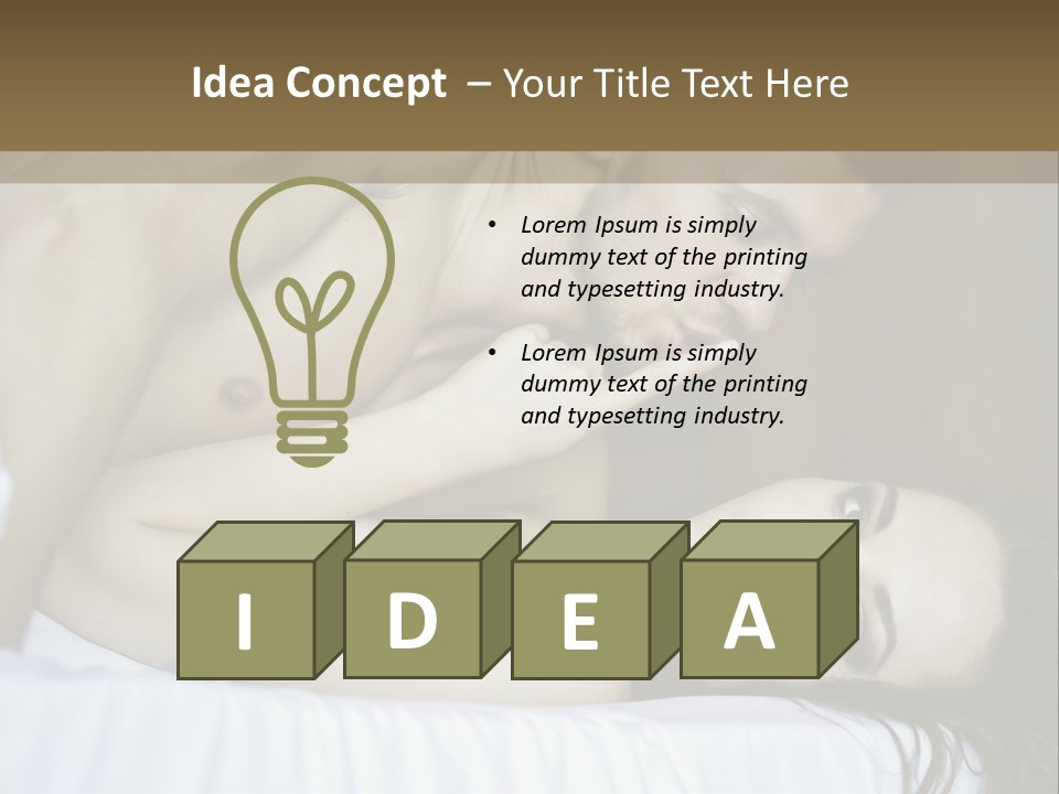 Human Hand House Loan PowerPoint Template