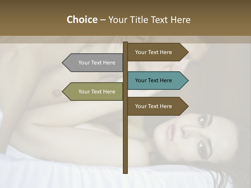 Human Hand House Loan PowerPoint Template