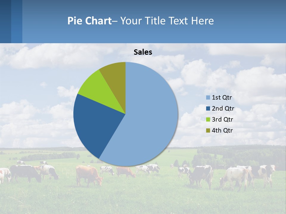 Cows In The Field PowerPoint Template