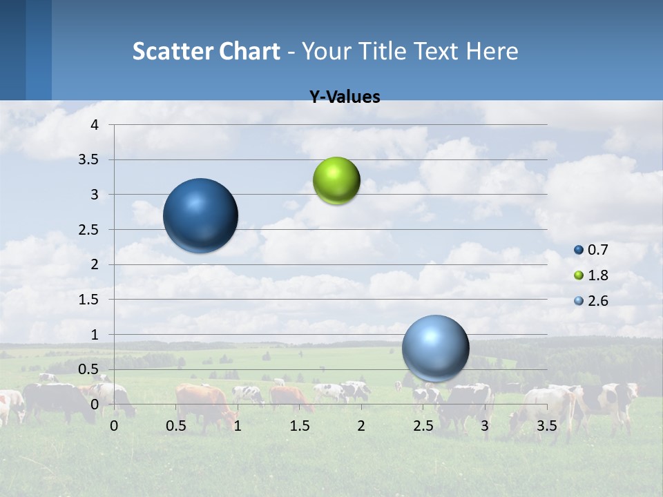 Cows In The Field PowerPoint Template
