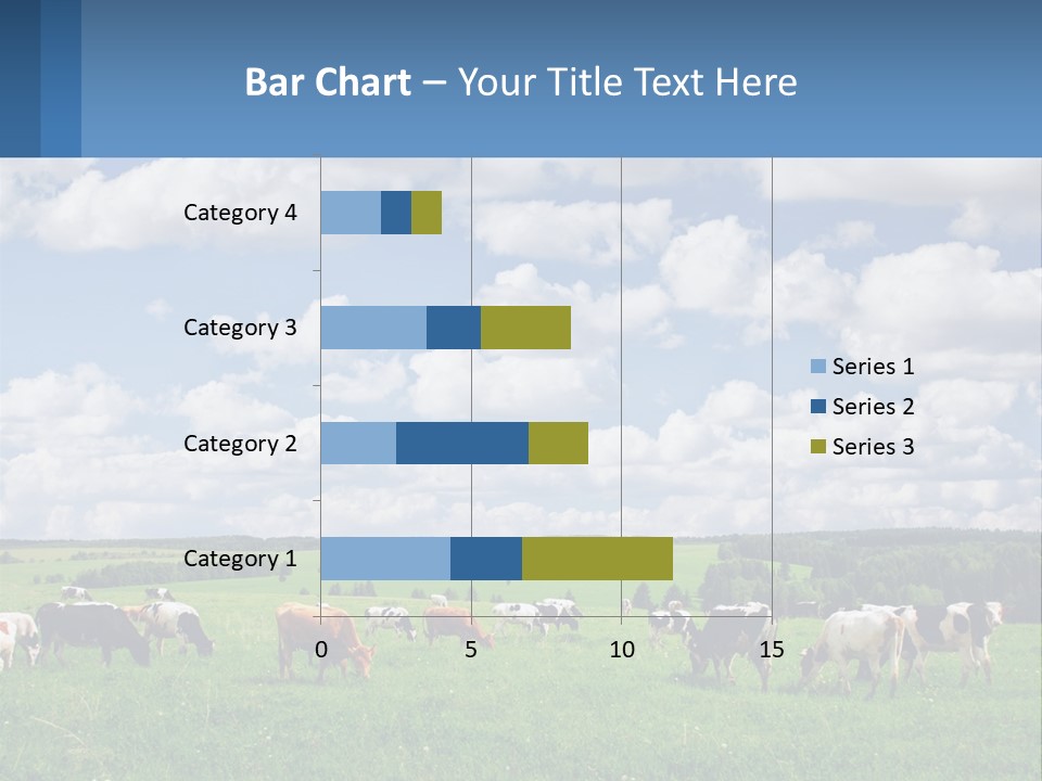 Cows In The Field PowerPoint Template