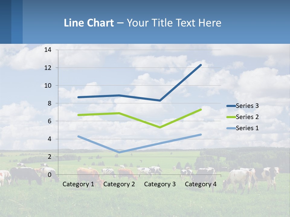 Cows In The Field PowerPoint Template