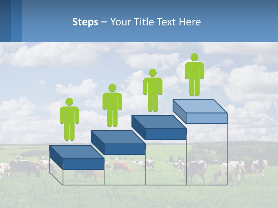 Cows In The Field PowerPoint Template