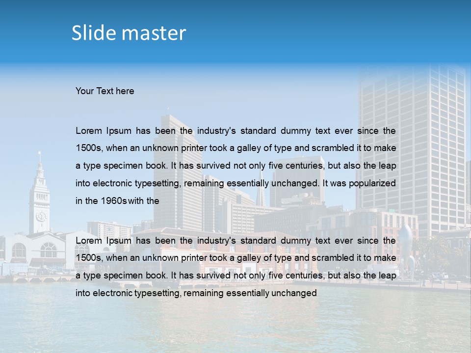 Construction Model Estate PowerPoint Template