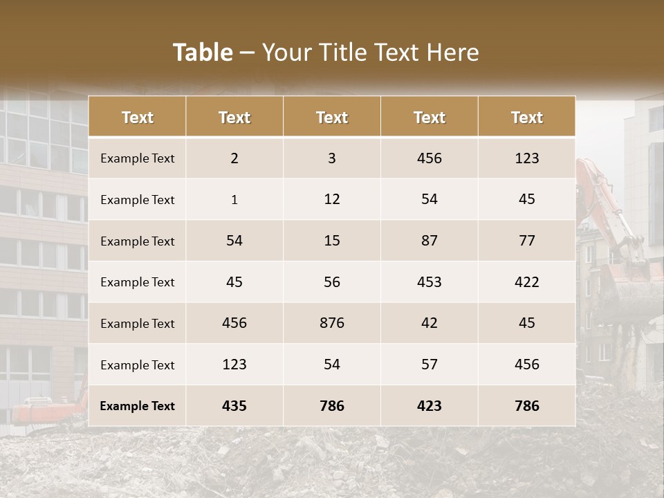 Structure Agent Ownership PowerPoint Template