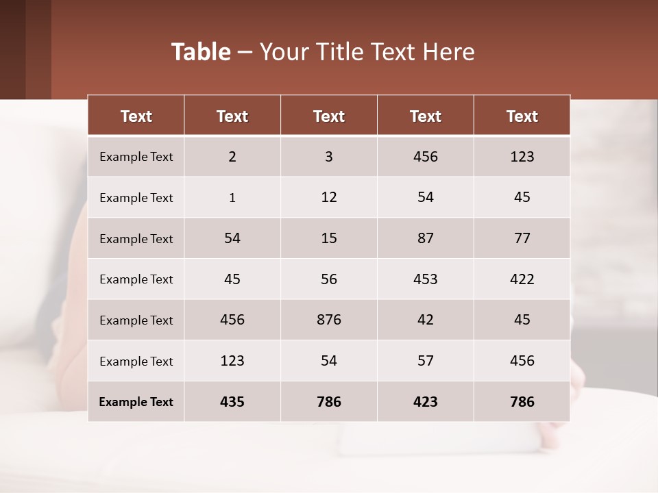 Ownership Home Business PowerPoint Template