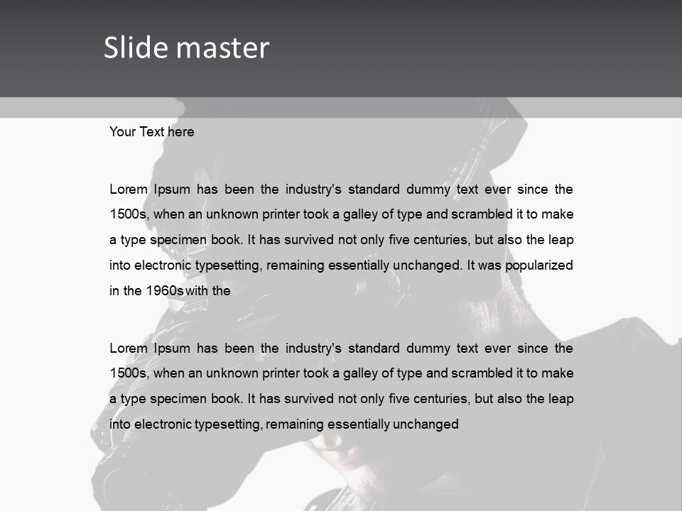 Conceptual Lawn Made PowerPoint Template