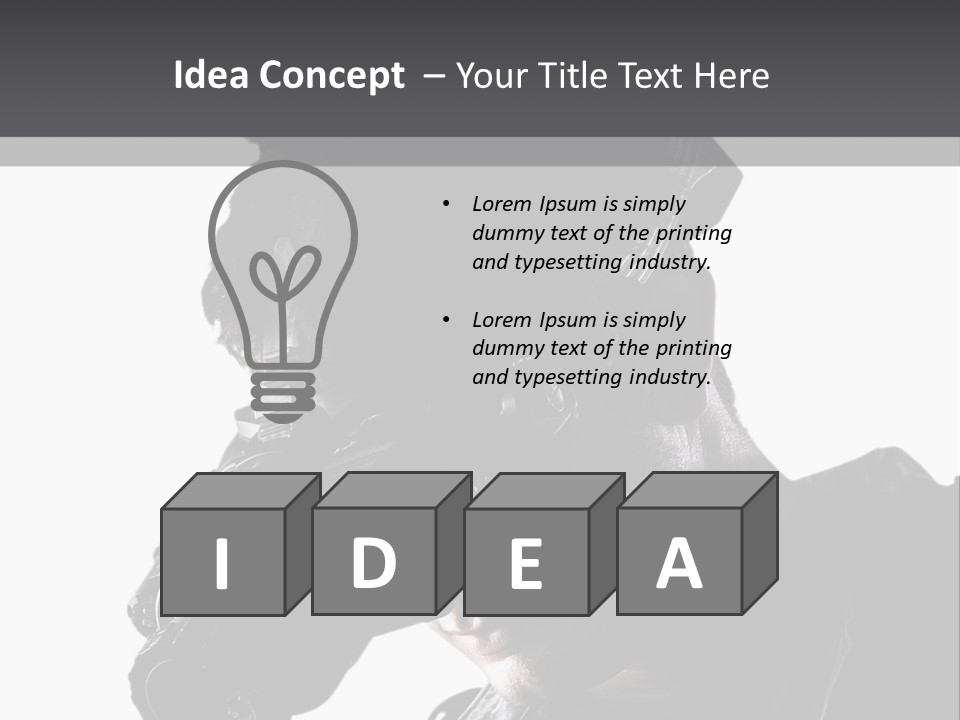 Conceptual Lawn Made PowerPoint Template