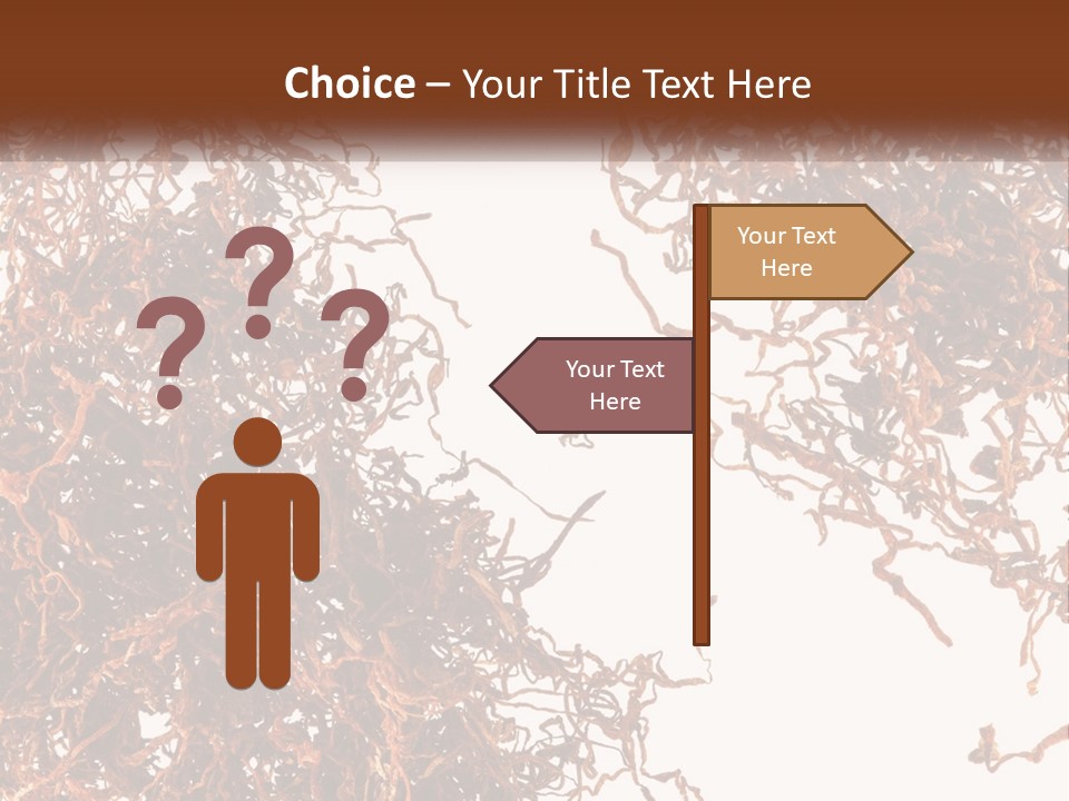 Man Rent Buy PowerPoint Template