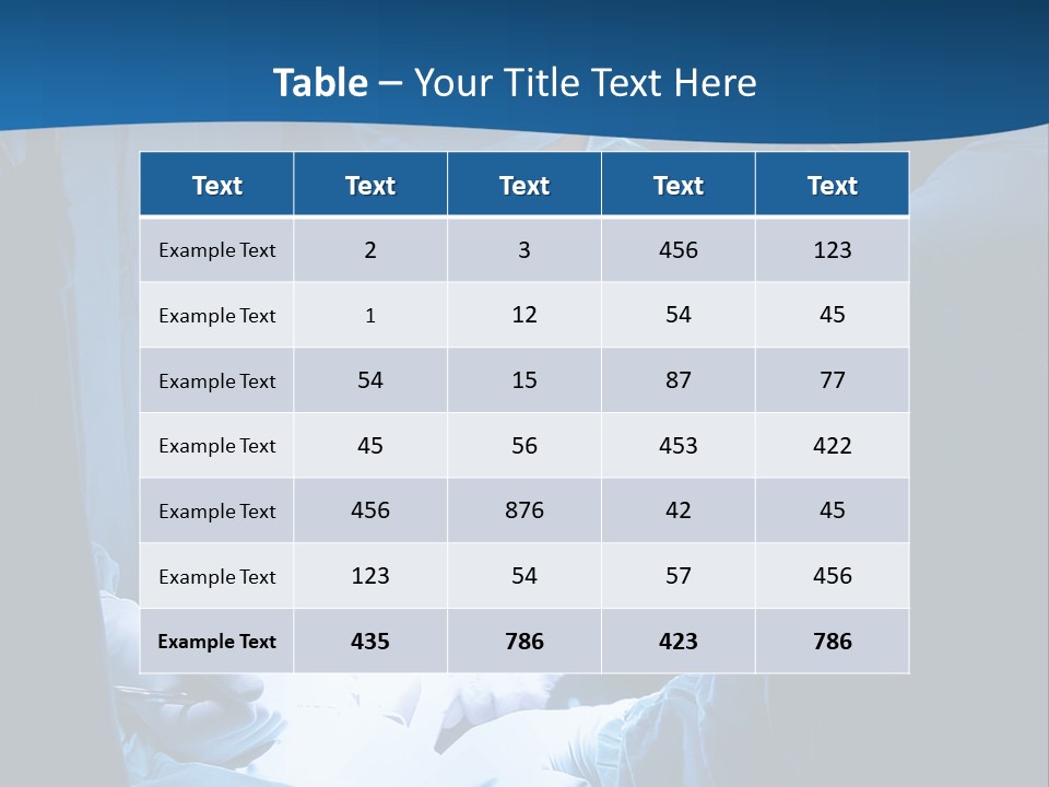 Structure Property Business PowerPoint Template