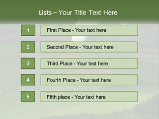 Nature Rent Lawn PowerPoint Template