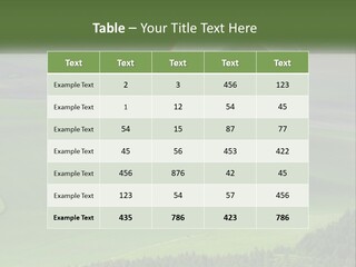 Nature Rent Lawn PowerPoint Template