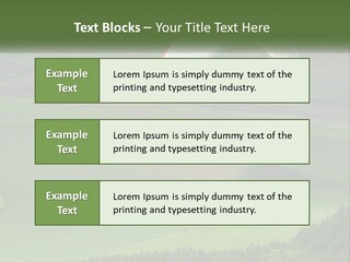 Nature Rent Lawn PowerPoint Template