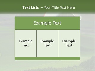 Nature Rent Lawn PowerPoint Template