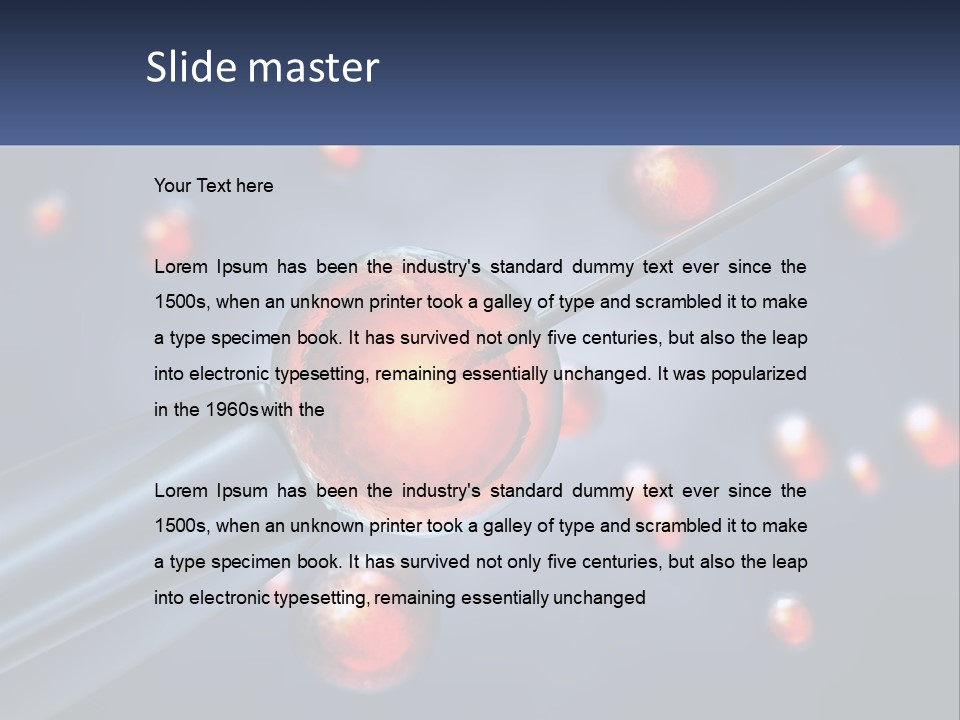 Grass Finance Property PowerPoint Template