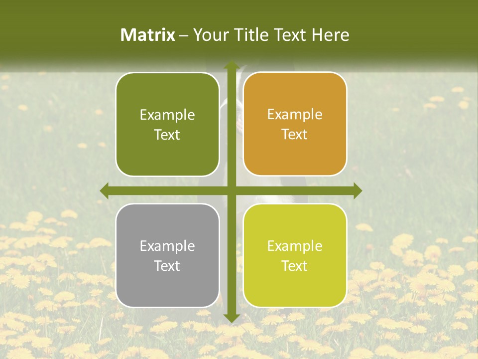 Cloud Garden Background PowerPoint Template
