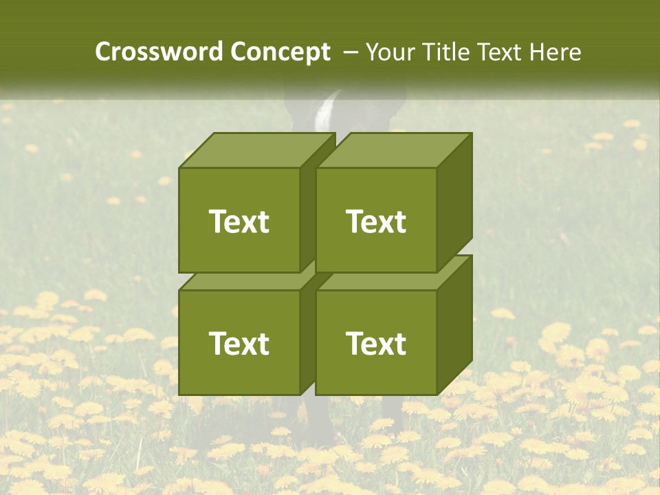 Cloud Garden Background PowerPoint Template
