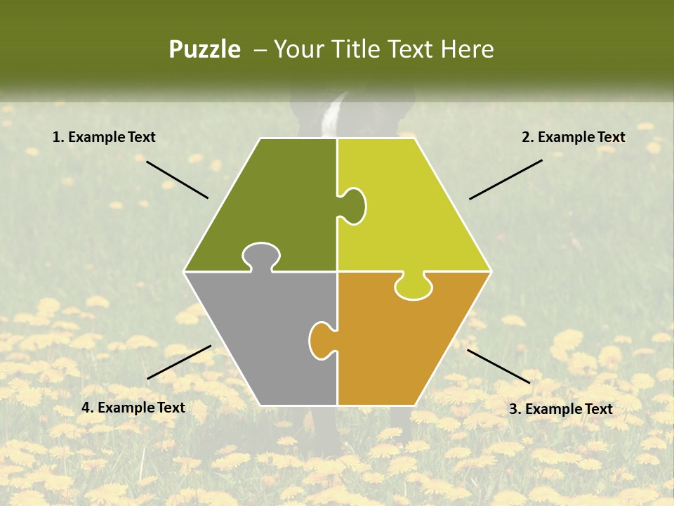 Cloud Garden Background PowerPoint Template