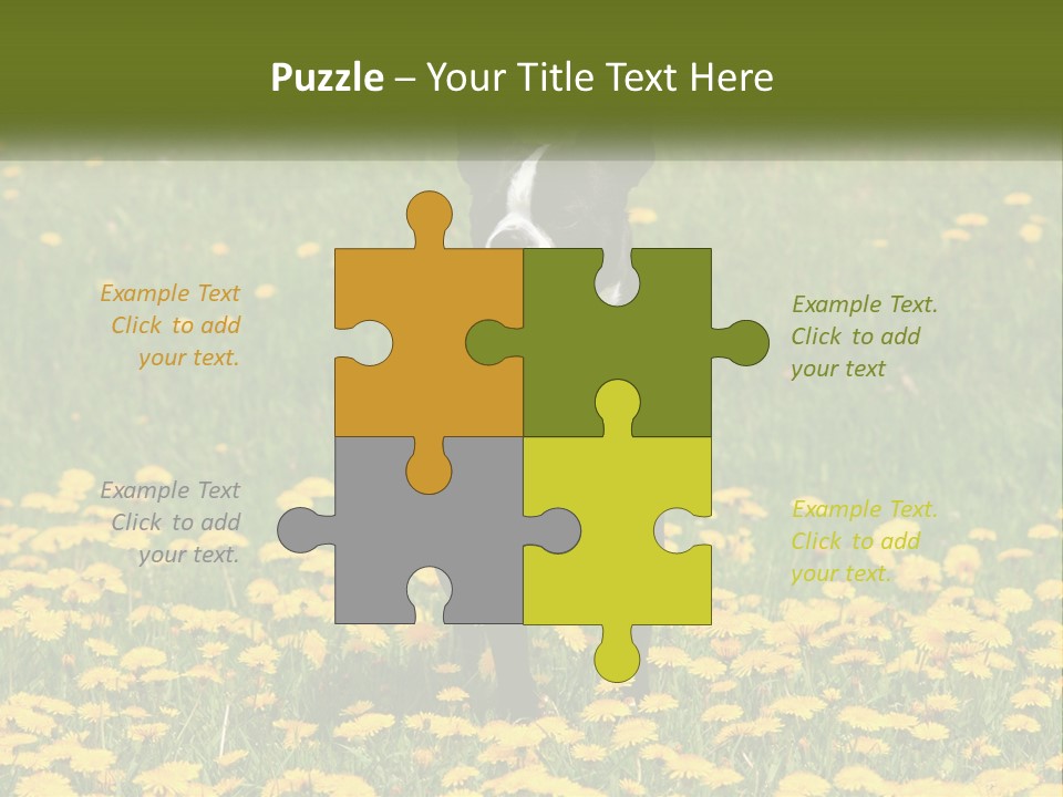 Cloud Garden Background PowerPoint Template