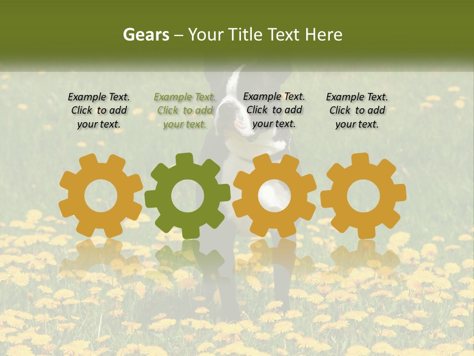 Cloud Garden Background PowerPoint Template