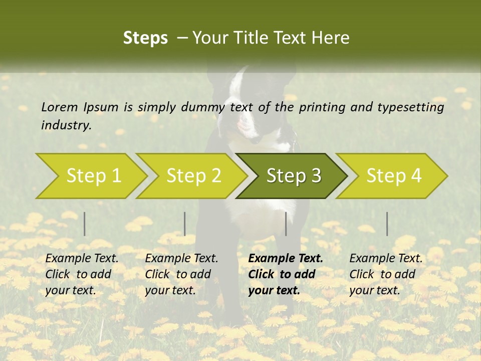 Cloud Garden Background PowerPoint Template