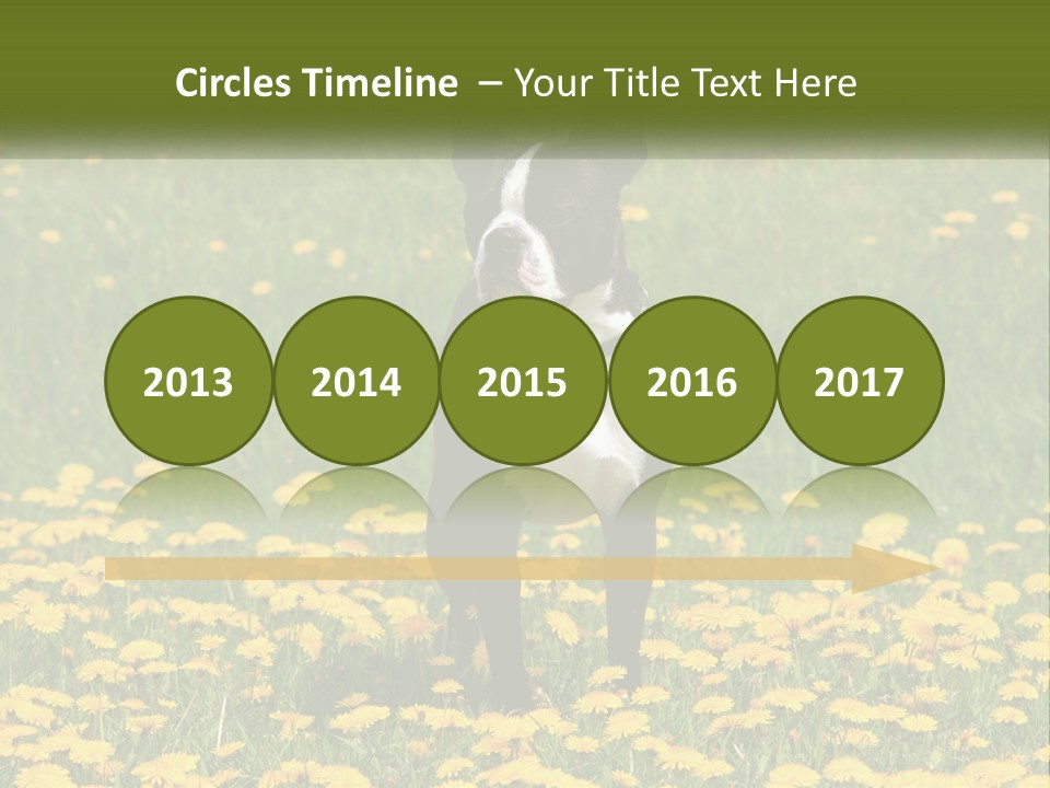 Cloud Garden Background PowerPoint Template