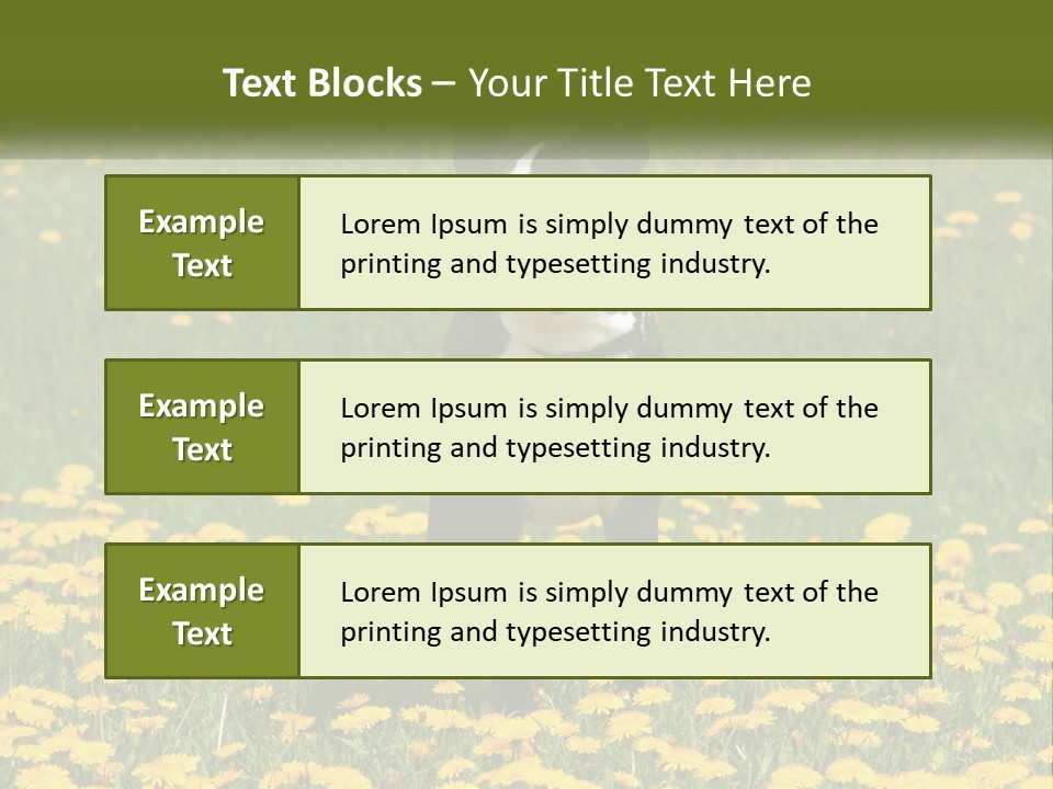 Cloud Garden Background PowerPoint Template