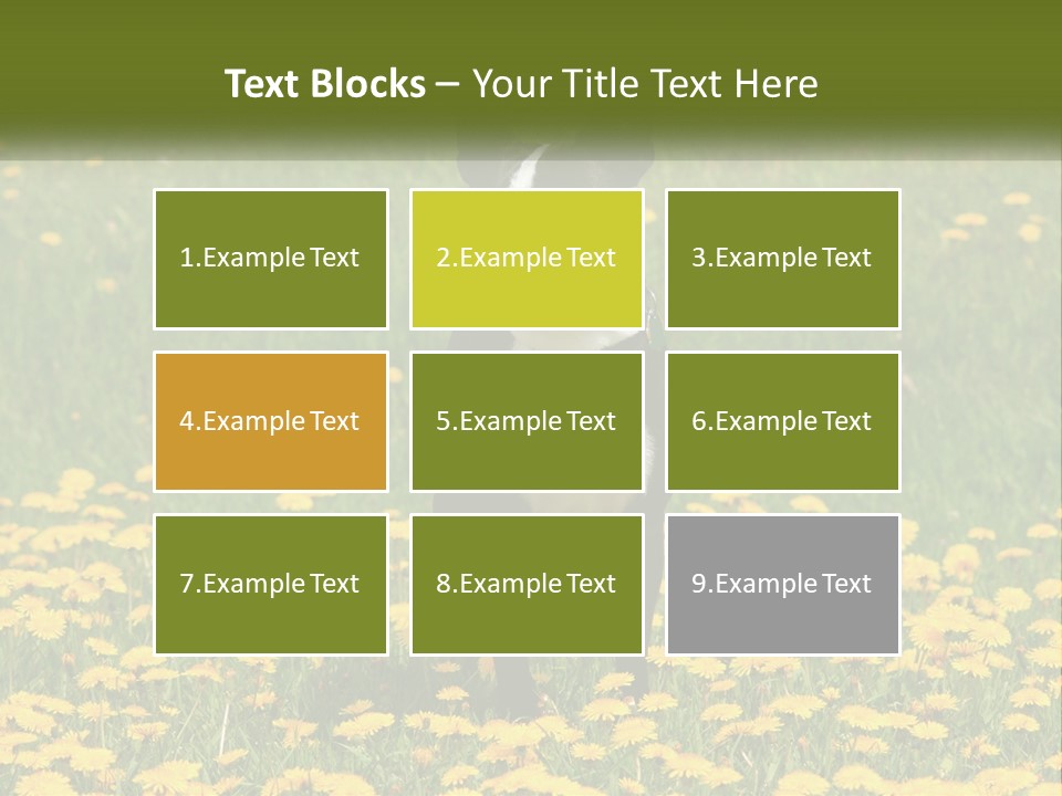Cloud Garden Background PowerPoint Template