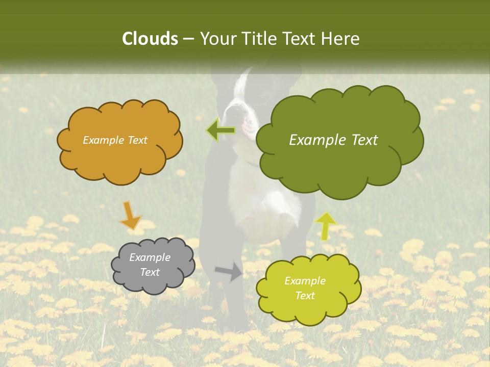 Cloud Garden Background PowerPoint Template