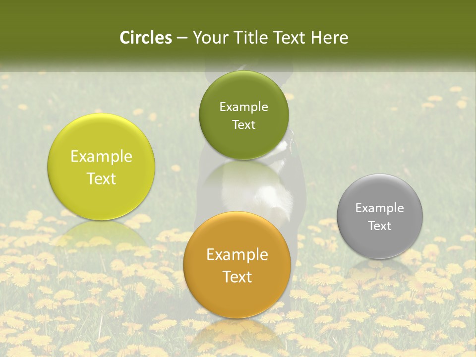 Cloud Garden Background PowerPoint Template