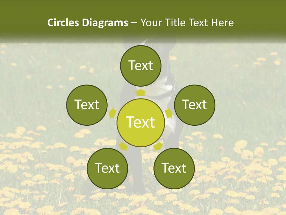 Cloud Garden Background PowerPoint Template