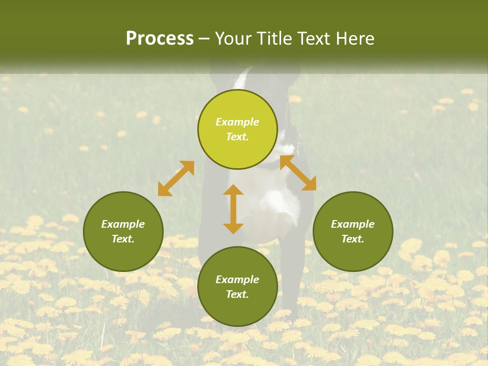 Cloud Garden Background PowerPoint Template