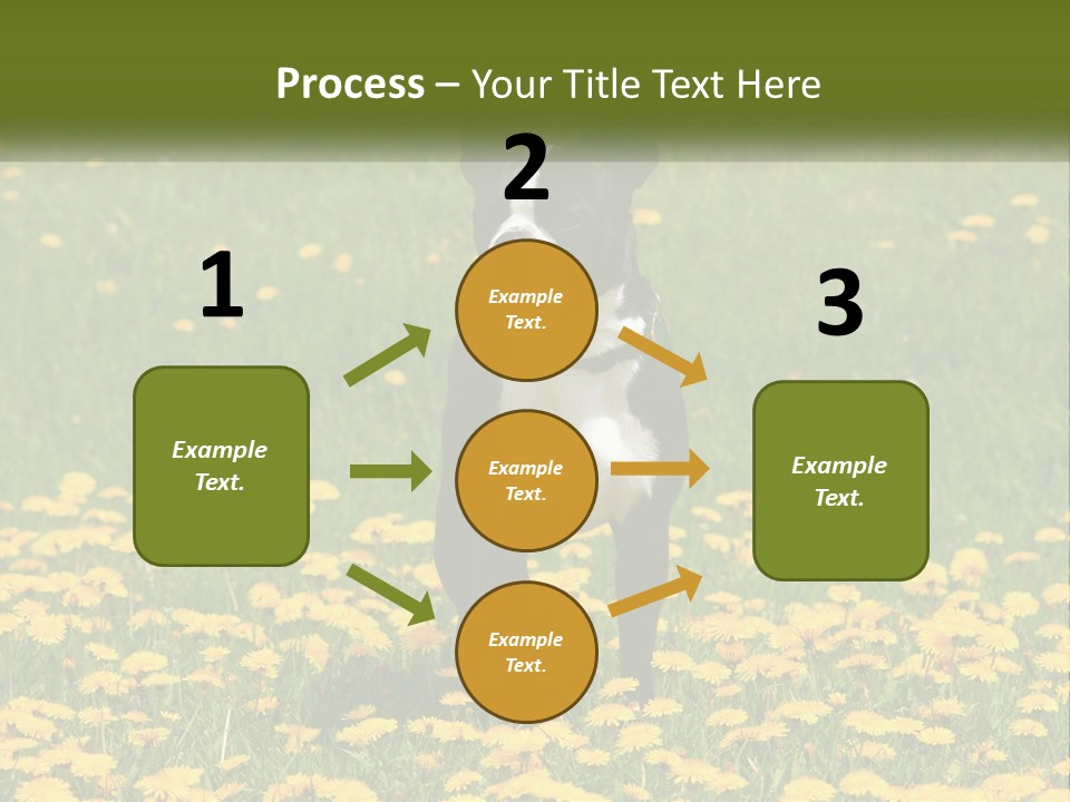 Cloud Garden Background PowerPoint Template