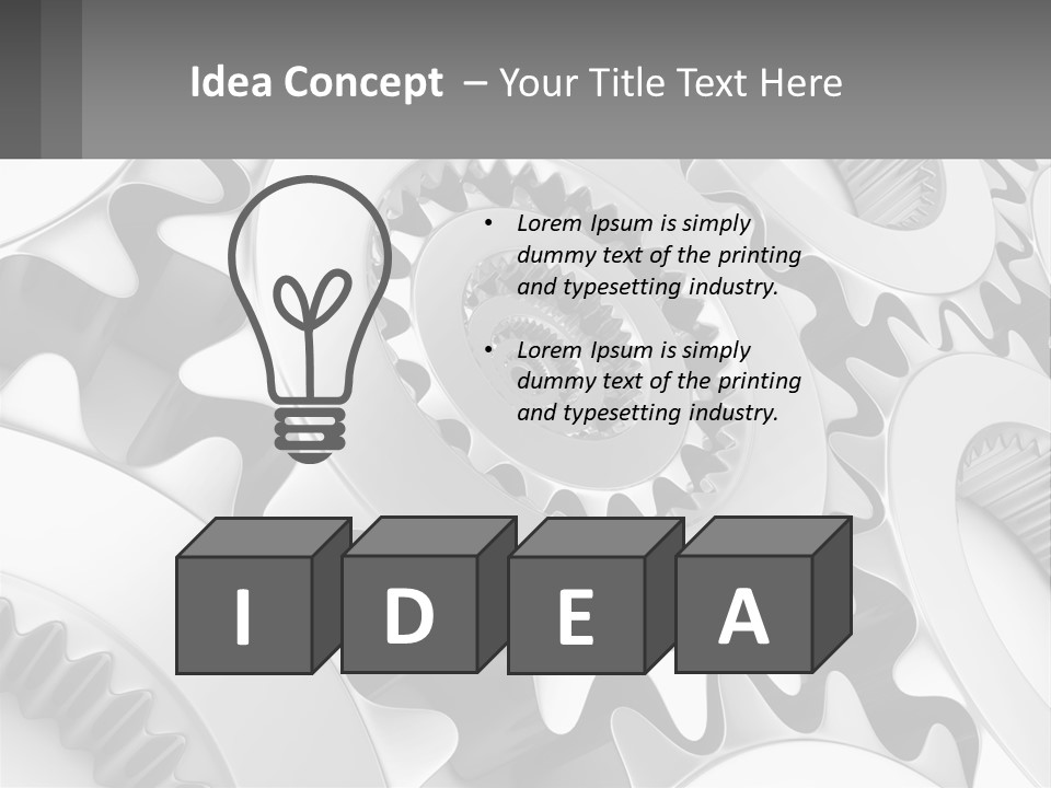 Grass Structure Home PowerPoint Template