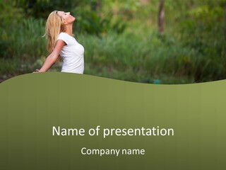 Green Architect Grass PowerPoint Template