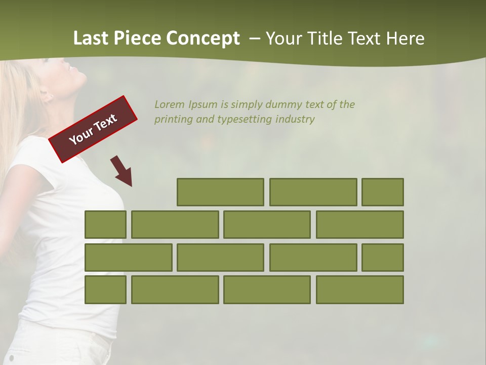 Green Architect Grass PowerPoint Template